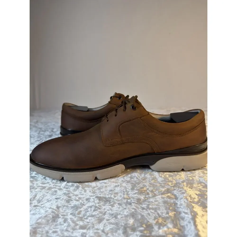 Johnston & Murphy XC4 Waterproof Leather Oxford Shoes Mens 11.5 Brown Comfort